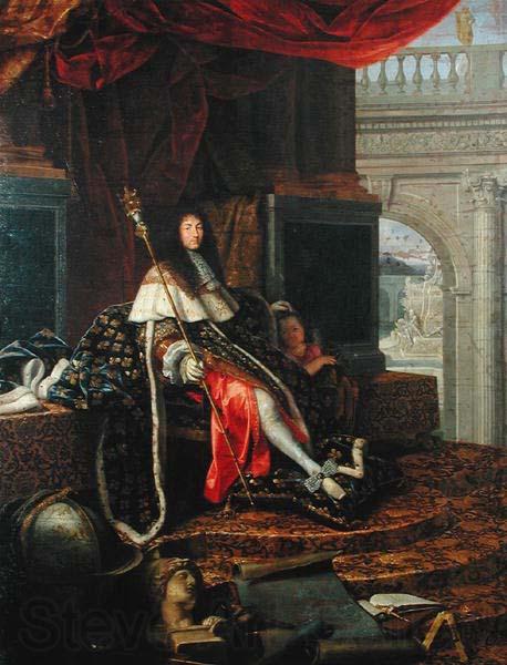 Henri Testelin Portrait of Louis XIV of France Norge oil painting art